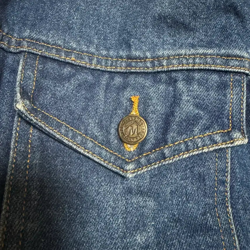 [BUNJANG] Marlboro Canvas Country Denim Jacket XL / 말보로 캔버스 컨트리 데님 청자켓 105XL