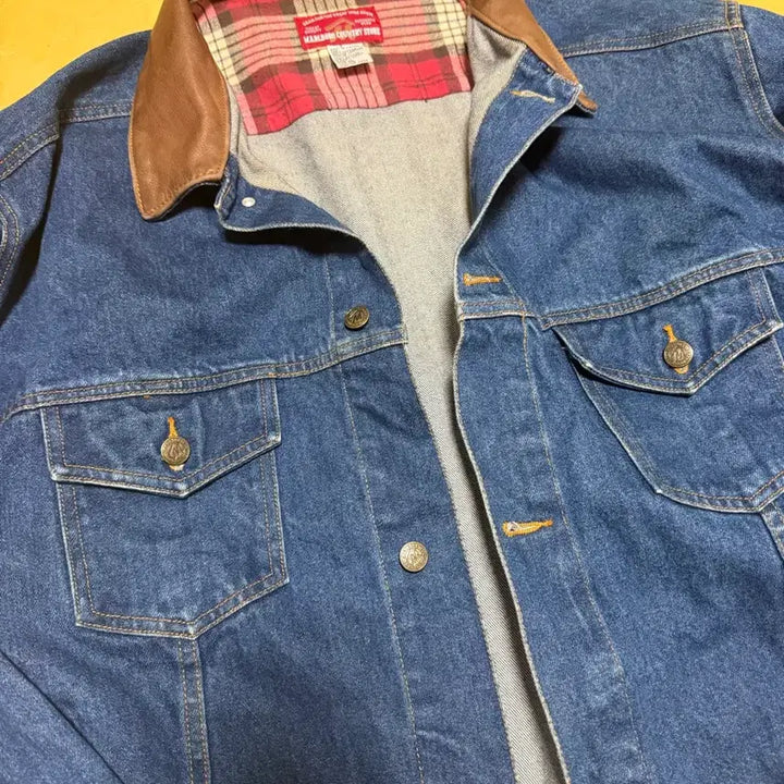 [BUNJANG] Marlboro Canvas Country Denim Jacket XL / 말보로 캔버스 컨트리 데님 청자켓 105XL
