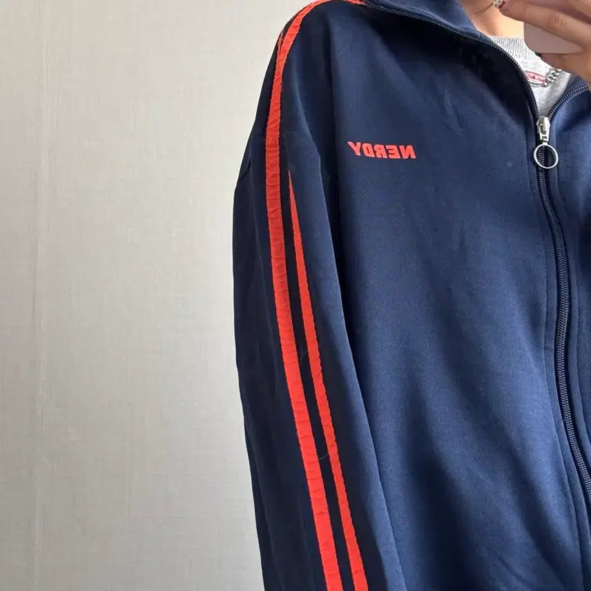 [BUNJANG] Nerdy Track Top Jersey S / 널디 트랙탑 져지 S