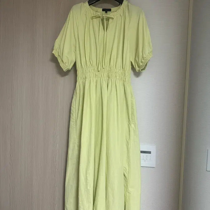 [BUNJANG] HACIE Balloon Summer Long Dress (Lemongrass) / 하시(HACIE) 벌룬 썸머 롱 원피스 (레몬그라스)