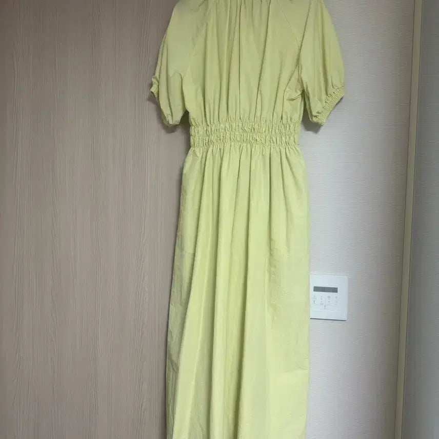 [BUNJANG] HACIE Balloon Summer Long Dress (Lemongrass) / 하시(HACIE) 벌룬 썸머 롱 원피스 (레몬그라스)