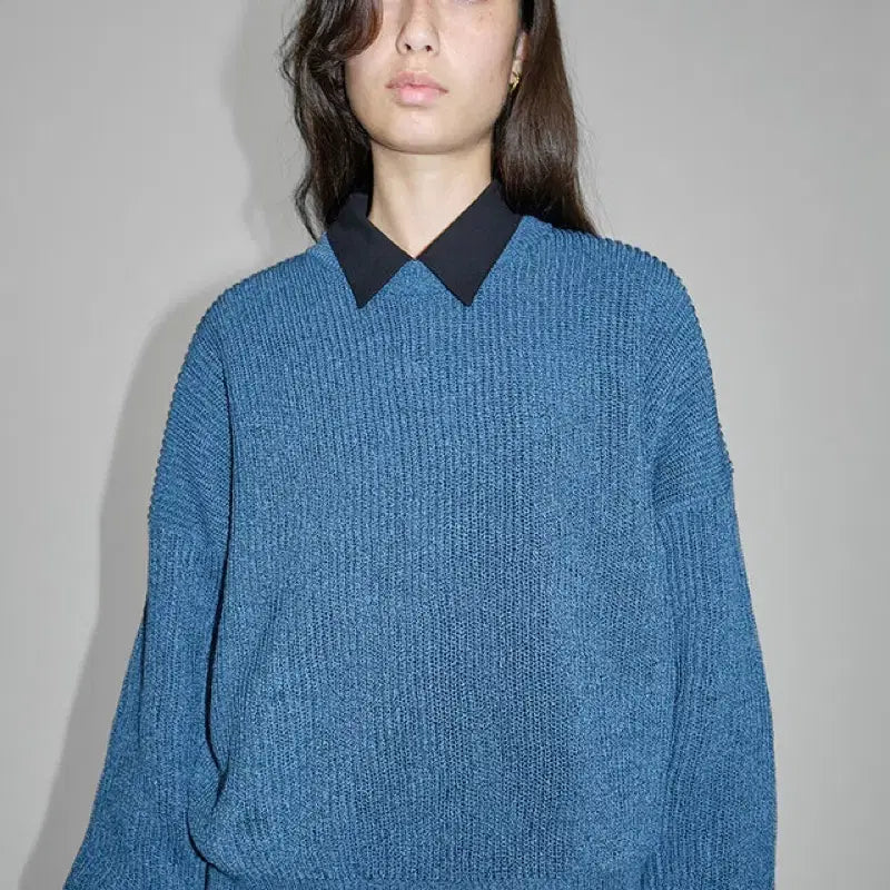 [SOLD OUT] 크리스타세야 Cristaseya paper cropped sweater