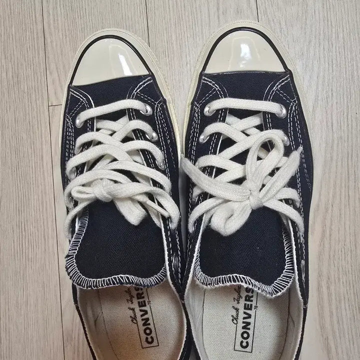 [BUNJANG] Converse Chuck 70 Classic Black Sneakers / [260]컨버스 척 70 클래식 블랙 162058C