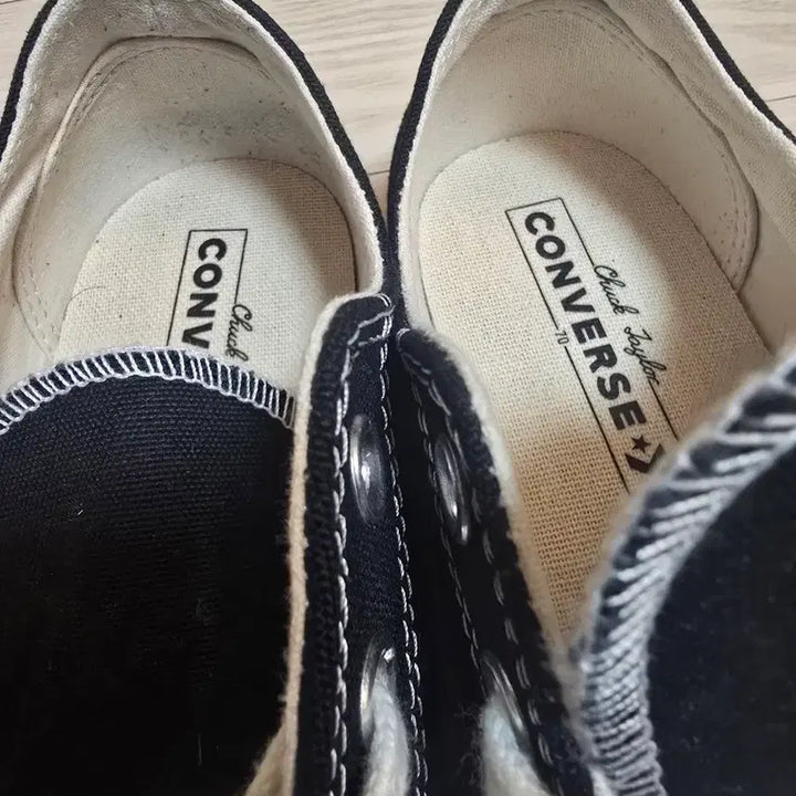 [BUNJANG] Converse Chuck 70 Classic Black Sneakers / [260]컨버스 척 70 클래식 블랙 162058C