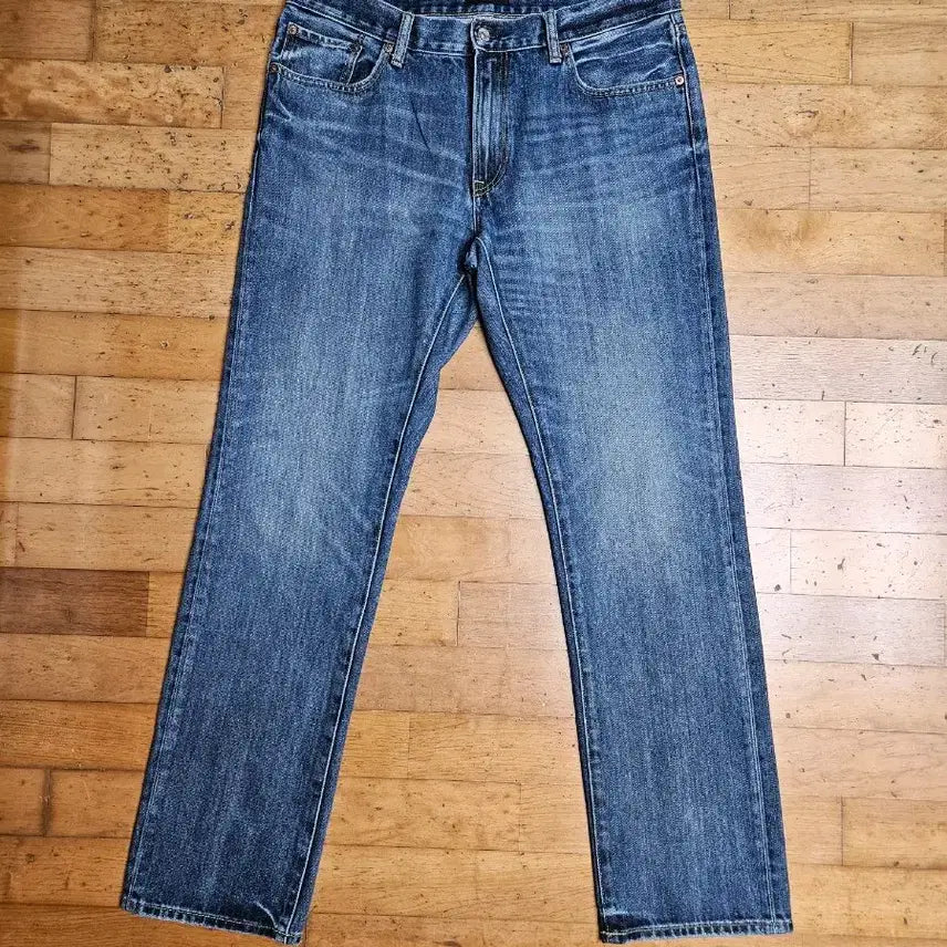 [BUNJANG] Uniqlo Regular Fit Vintage Wash Jeans / 유니클로/34~35사이즈/청바지/빈티지