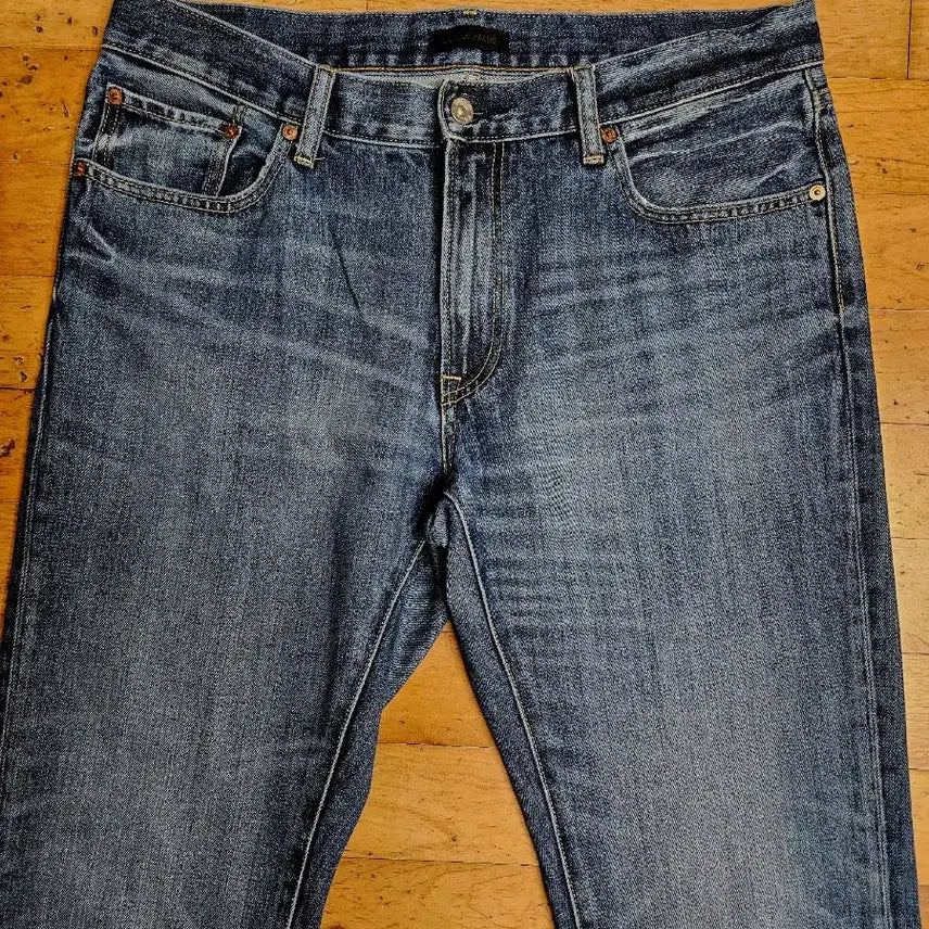 [BUNJANG] Uniqlo Regular Fit Vintage Wash Jeans / 유니클로/34~35사이즈/청바지/빈티지