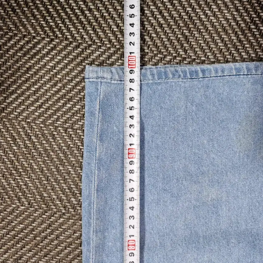 [BUNJANG] Kuho Two-Tuck Wide Denim Jeans / 구호 투턱 와이드 데님 28