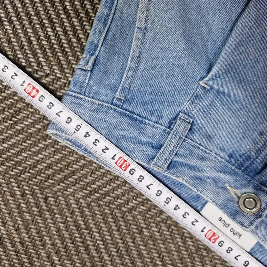 [BUNJANG] Kuho Two-Tuck Wide Denim Jeans / 구호 투턱 와이드 데님 28