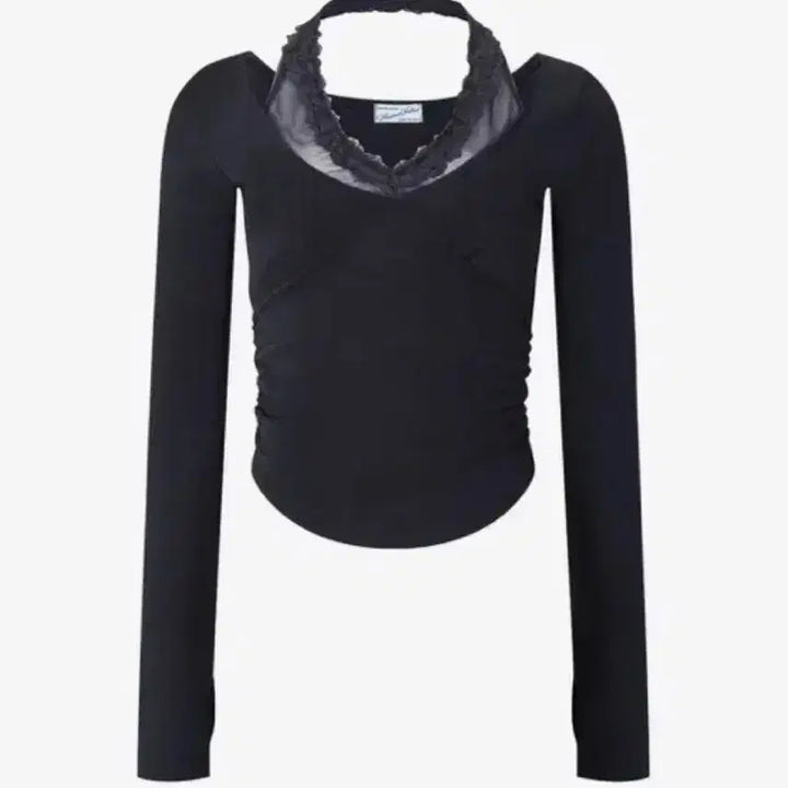 [BUNJANG] Please Follow Amelia Lace Halter Long Sleeve (New) / 플리즈노팔로우 아멜리아 레이스 홀터 롱슬리브 (새상품)