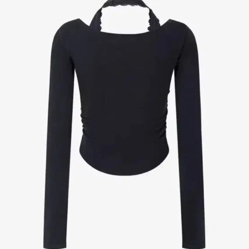 [BUNJANG] Please Follow Amelia Lace Halter Long Sleeve (New) / 플리즈노팔로우 아멜리아 레이스 홀터 롱슬리브 (새상품)
