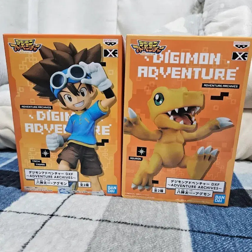 [SOLD OUT] 반프레스토 디지몬 어드벤처 DXF 피규어 (태일, 아구몬)