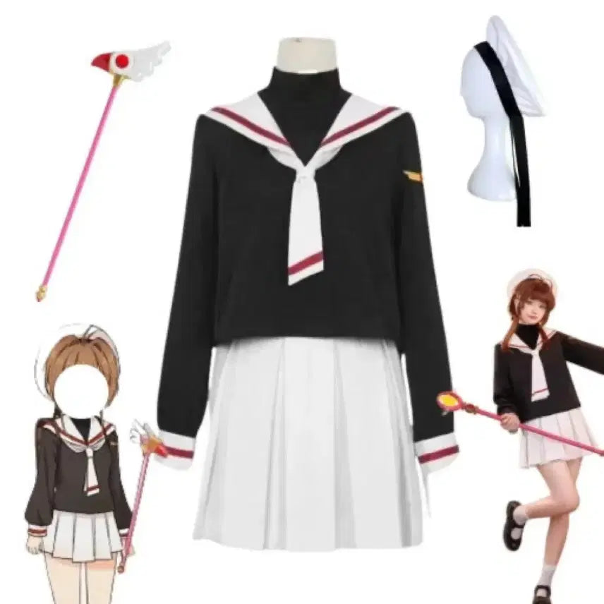[BUNJANG] Cardcaptor Sakura Graduation Photo Cosplay Costume Rental / (5/13부터 가능)카드캡터체리 졸업사진 코스프레 졸사대여