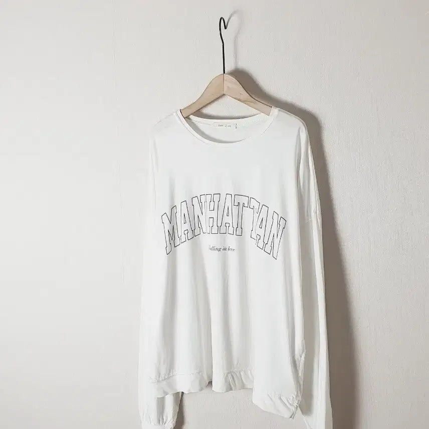 [BUNJANG] Rouge Summer Sweatshirt White / (새) 루즈 썸머 맨투맨