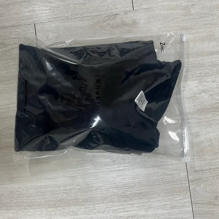 [BUNJANG] Khakis Black Pocket T-Shirt (2-Piece Set) / 카키스 khakis 블랙 포켓 반팔 티셔츠 2매