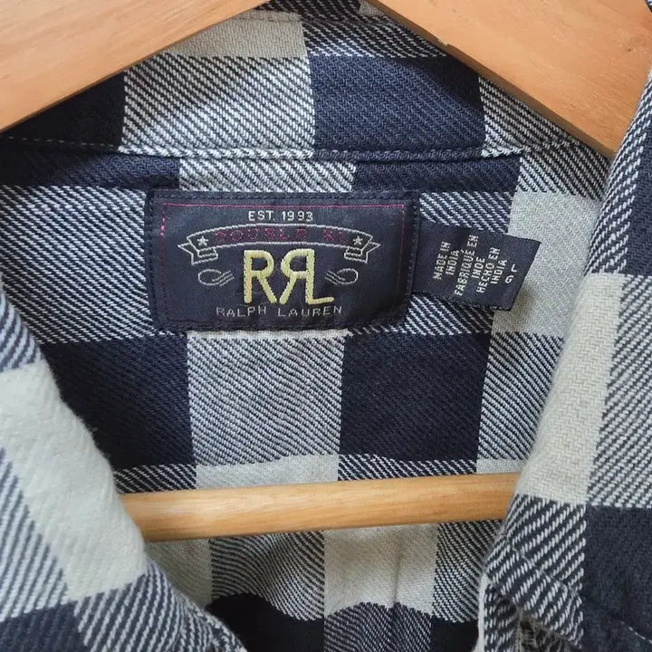 [BUNJANG] RRL Buffalo Check Twill Workshirt L / RRL 버팔로 체크 트윌 워크셔츠 L 더블알엘