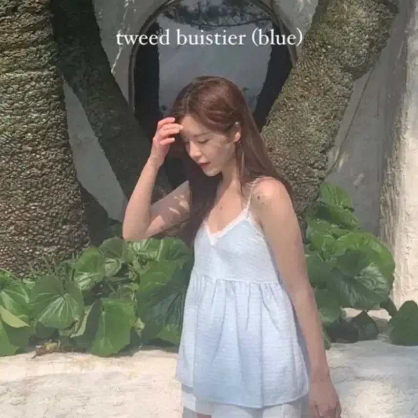 [BUNJANG] Lapalier Tweed Bustier Top / 라플리에 트위드 뷔스티에 블랙