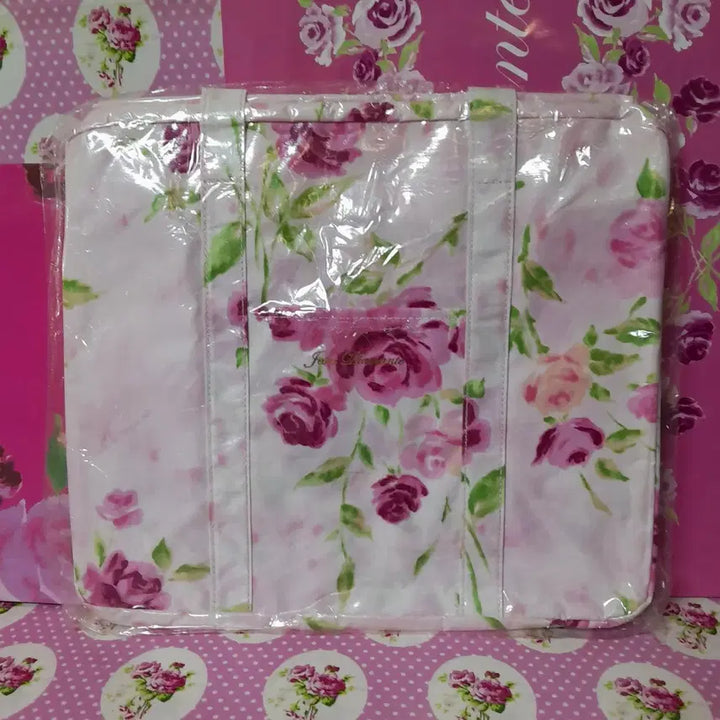 [BUNJANG] Jesus Diamante Hime Gyaru Blurred Rose Pattern Shoulder Bag/Tote Bag / 지저스디아망떼 히메갸루 흐림장미무늬 숄더백/토트백