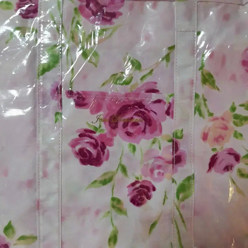 [BUNJANG] Jesus Diamante Hime Gyaru Blurred Rose Pattern Shoulder Bag/Tote Bag / 지저스디아망떼 히메갸루 흐림장미무늬 숄더백/토트백