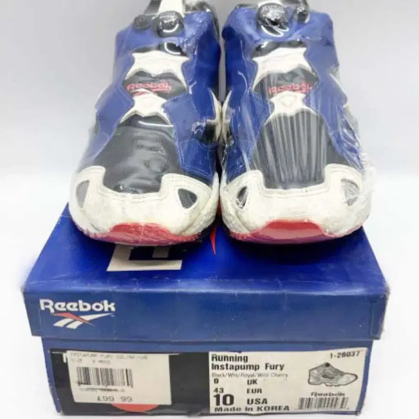 [BUNJANG] Reebok Insta Pump Fury Gundam OG Sneakers / 94년 리복 퓨리 건담 og 원판 한국산 신품