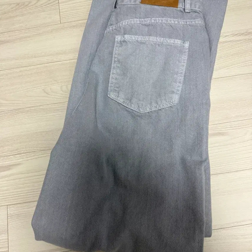 [BUNJANG] The Lil Gray Wide Denim S Jeans / 더릴 gray wide denim S 그레이 와이드 데님