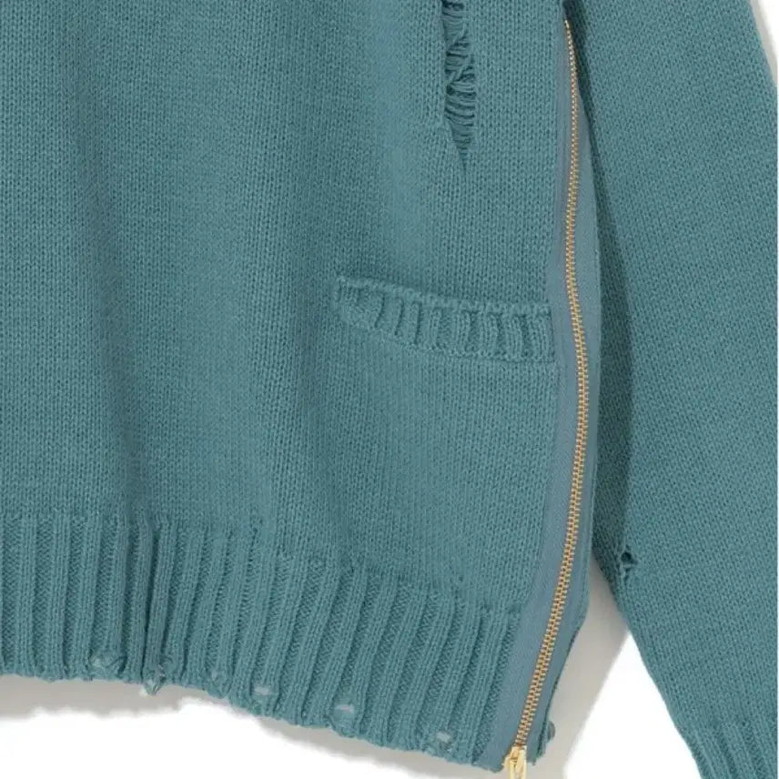 [BUNJANG] Undercover Knit Gray Green Sweater / 언더커버 니트 그레이 그린 3
