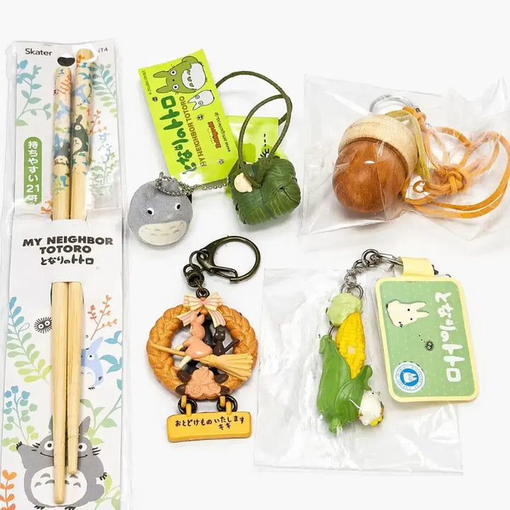 [BUNJANG] Ghibli Totoro &amp; Kiki Bundle Keyrings / 지브리 토토로키링 도토리 키링 옥수수 지브리 키링 마녀배달부키키 키링일괄