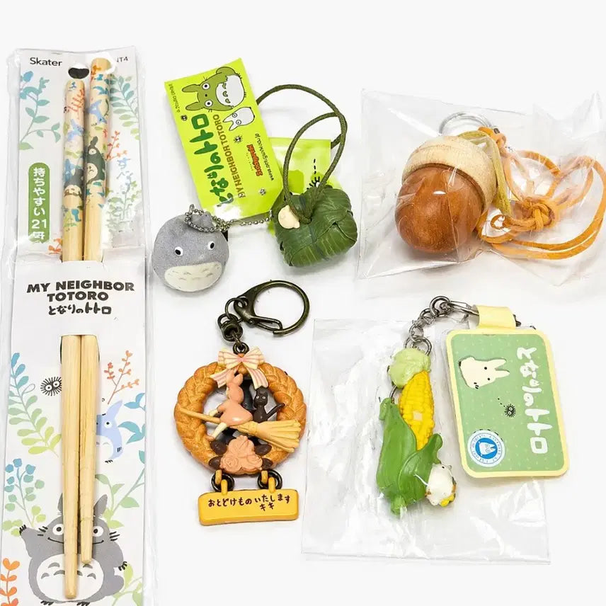 [BUNJANG] Ghibli Totoro &amp; Kiki Bundle Keyrings / 지브리 토토로키링 도토리 키링 옥수수 지브리 키링 마녀배달부키키 키링일괄
