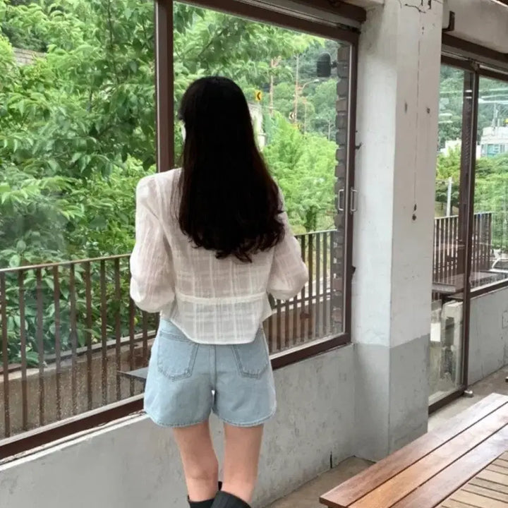 [BUNJANG] 웨어웨더 데님쇼츠 / 웨어웨더 데님쇼츠