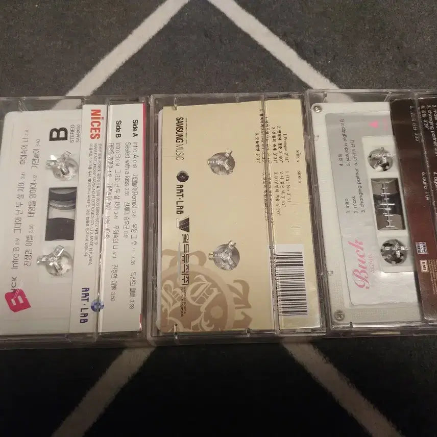 [BUNJANG] BUCK Cassette Tapes 3-Tape Bundle / 벅(buck) 카세트테이프 3개