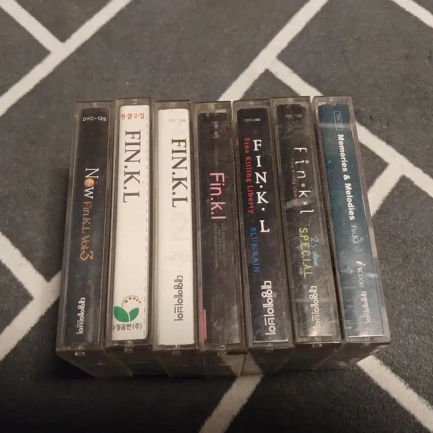 [BUNJANG] Fin.K.L Cassette Tape Bundle (7 Tapes) / FIN.K.L 핑클 카세트테이프 7개