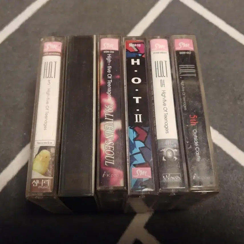 [BUNJANG] H.O.T. Moon Hee-jun Cassette Tape Bundle Set / H.O.T , 문희춘 카세트테이프 6개