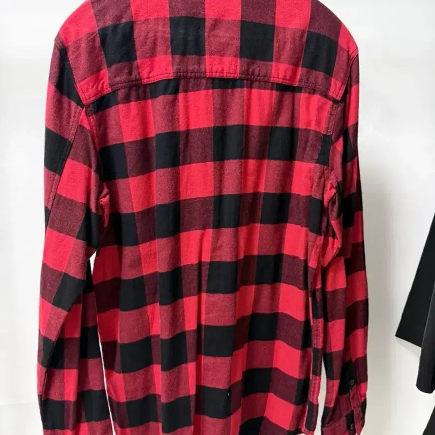 [BUNJANG] H&amp;M 레드 투포켓 체크 셔츠 (S) / H&amp;M 레드 투포켓 체크 셔츠 (S)