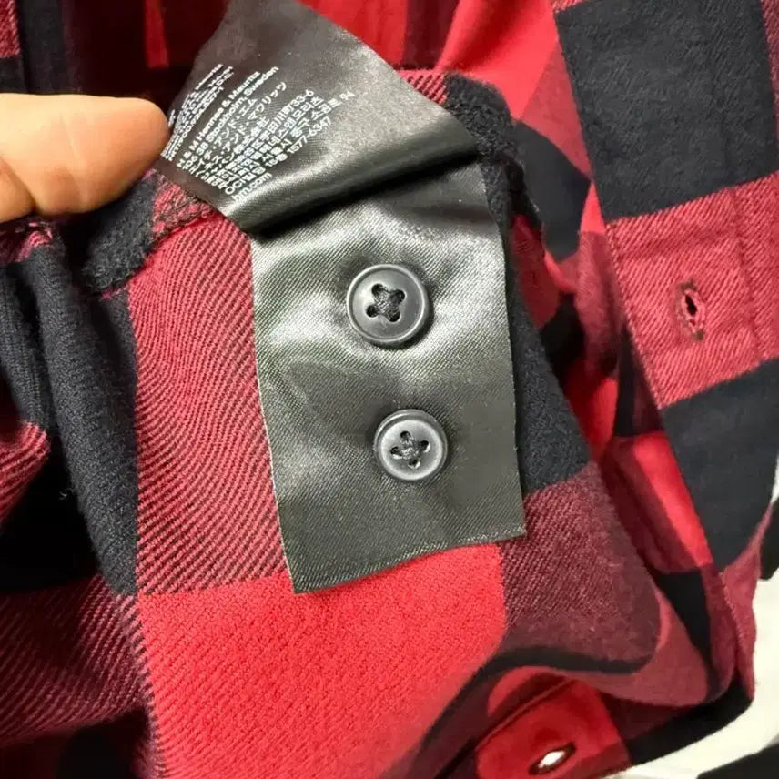 [BUNJANG] H&amp;M 레드 투포켓 체크 셔츠 (S) / H&amp;M 레드 투포켓 체크 셔츠 (S)
