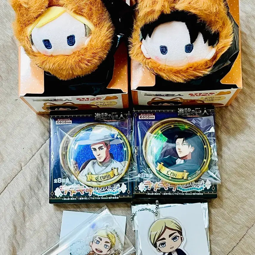 [SOLD OUT] 진격의 거인 리바이 엘빈 타피누이 세트 (나머지 덤)