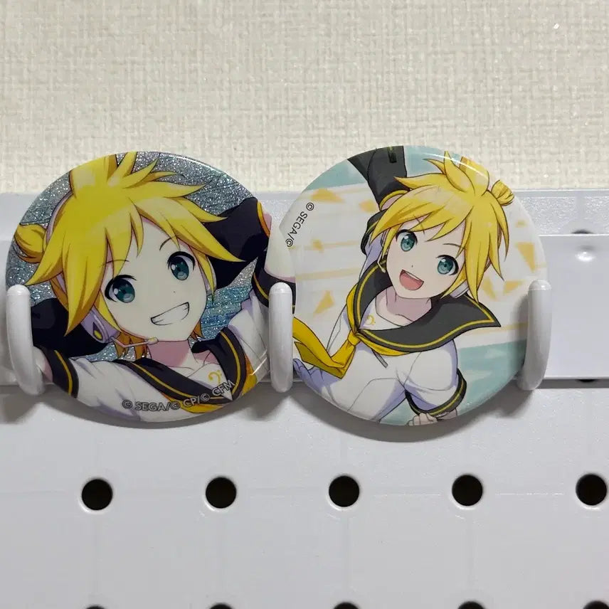 [BUNJANG] Vocaloid Kagamine Len Badge Set / 보컬로이드 카가미네 렌 뱃지 2종 세트