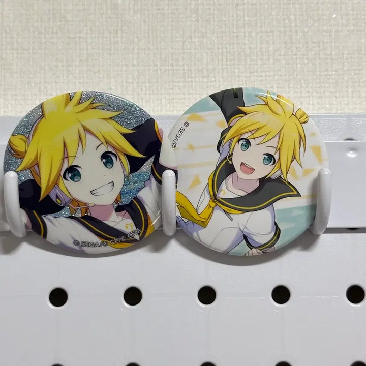 [BUNJANG] Vocaloid Kagamine Len Badge Set / 보컬로이드 카가미네 렌 뱃지 2종 세트