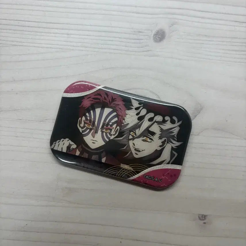 [BUNJANG] Demon Slayer Doma Akaza Can Badge Set / 귀멸의칼날 도우마 아카자 캔뱃지
