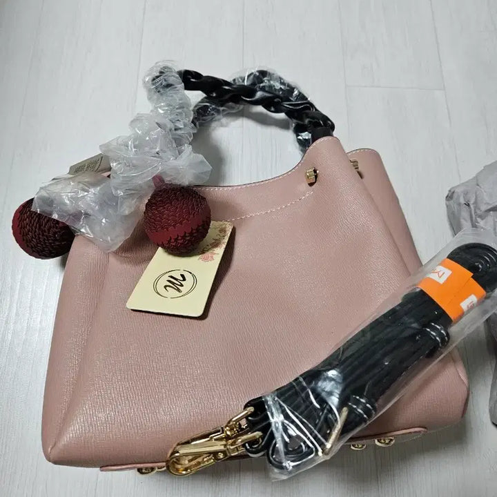 [BUNJANG] Tote &amp; Cross Bag Rose Pink / (새상품) 토트&amp;크로스백 로즈핑크
