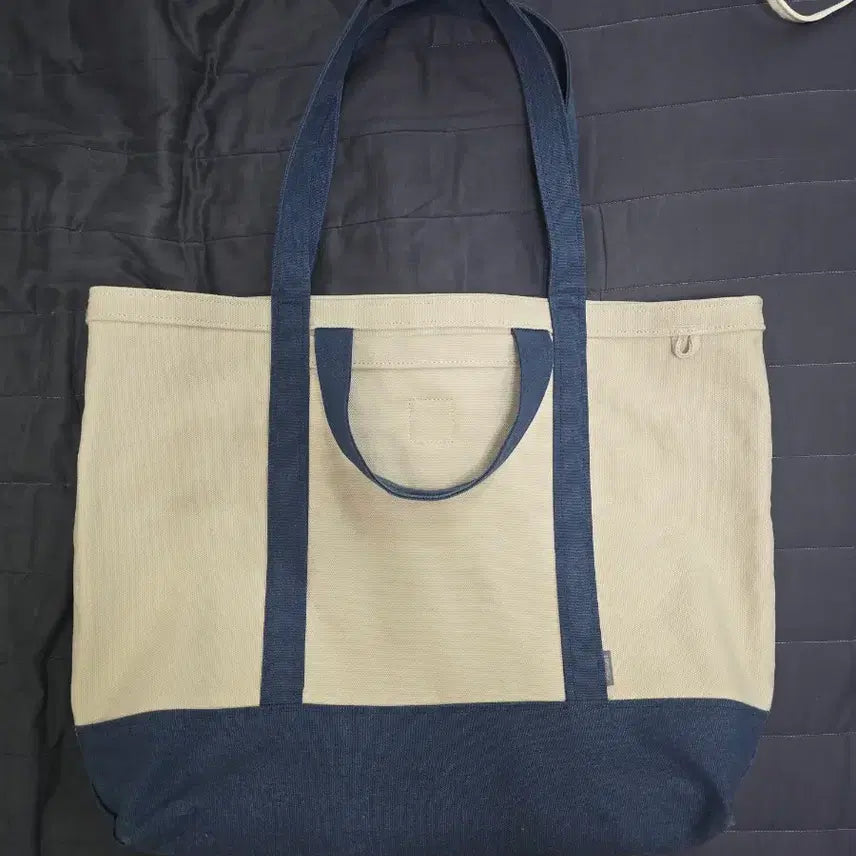[SOLD OUT] (1회착)에스피오나지 헤비캔버스 토트백 숄더백 네이비