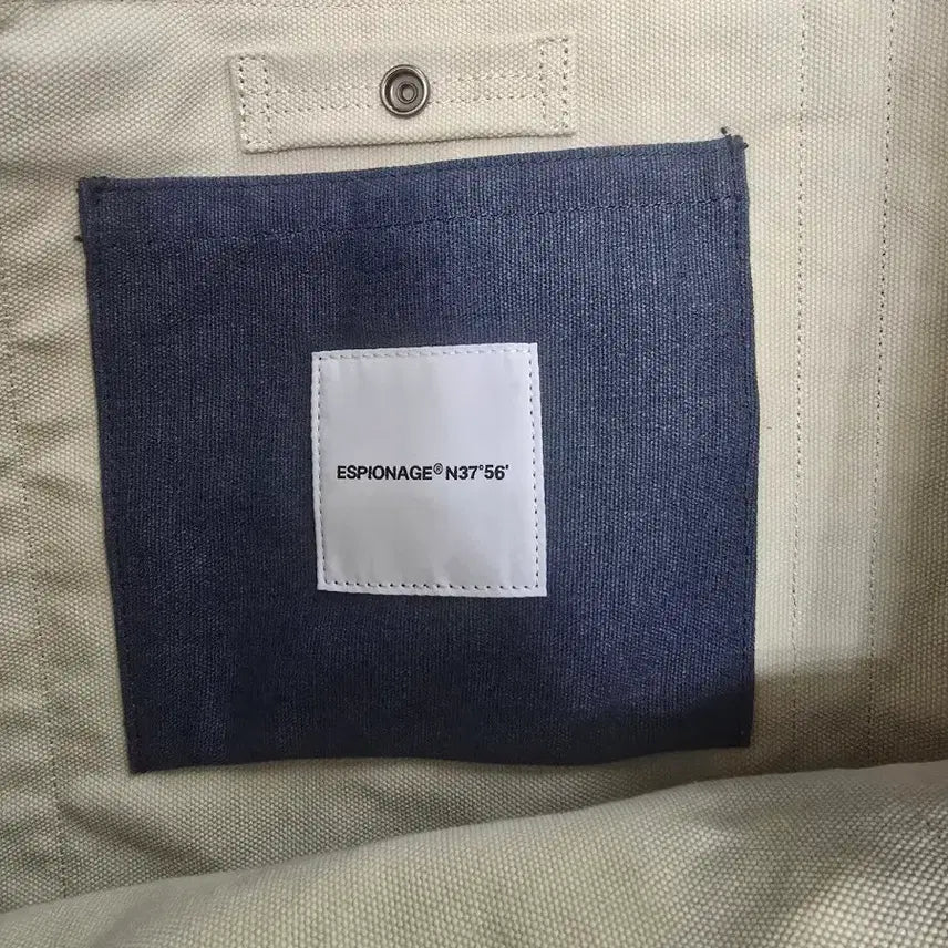 [SOLD OUT] (1회착)에스피오나지 헤비캔버스 토트백 숄더백 네이비
