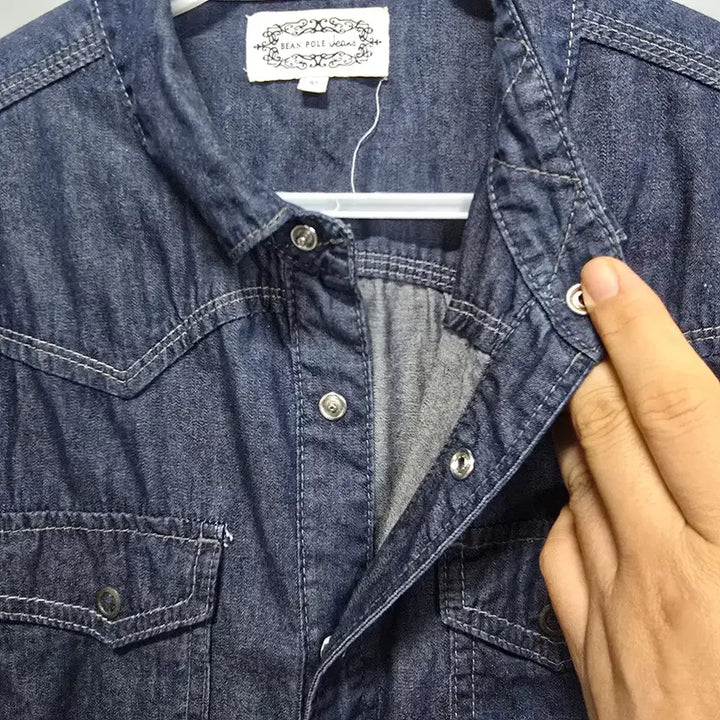 [BUNJANG] BEANPOLE Denim Shirt 95 / 빈폴(BEANPOLE) 데님 청셔츠 95