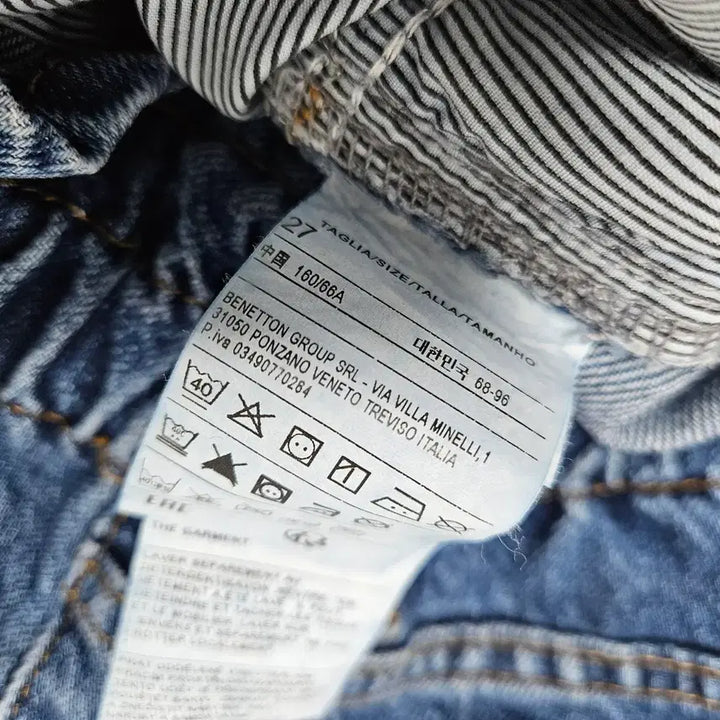 [BUNJANG] Benetton High-Waist Denim Balloon Pants / 베네통 하이웨스트 데님 와이드 벌룬 팬츠