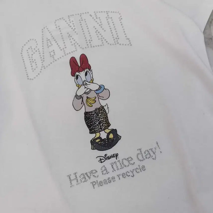 [BUNJANG] GANNI Disney Collaboration Cubic T-shirt / 가니 GANNI 디즈니 콜라보 큐빅 반팔티 [새상품]