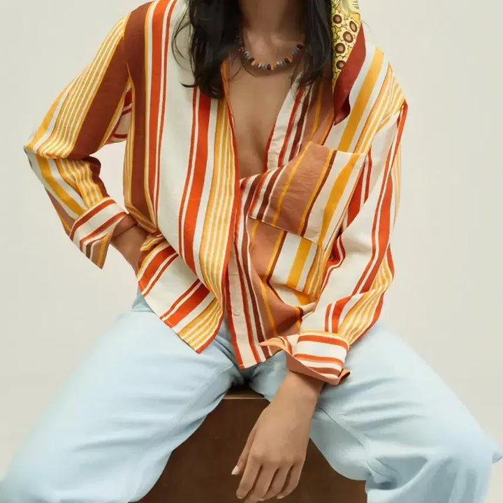[SOLD OUT] mango 스트라이프 셔츠
