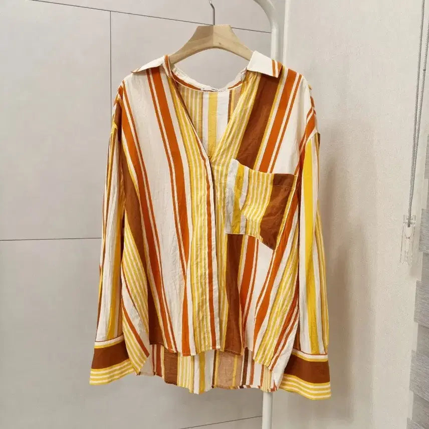 [SOLD OUT] mango 스트라이프 셔츠
