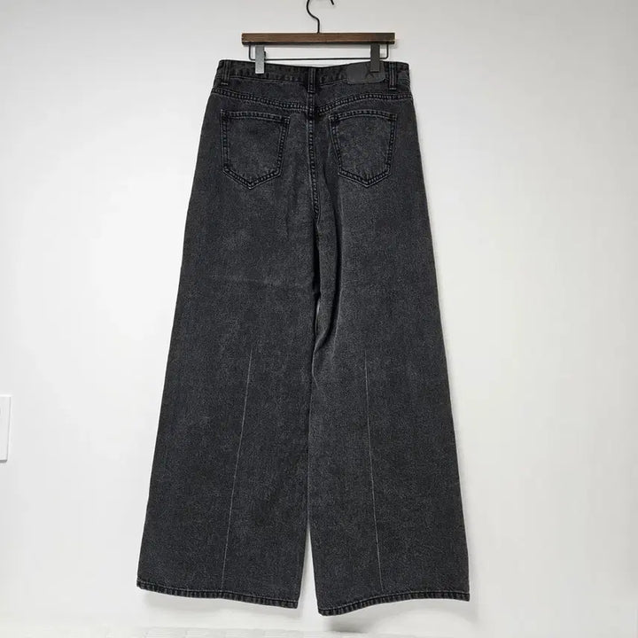[SOLD OUT] 스튜디오 톰보이 블랙 워싱 와이드 데님 팬츠