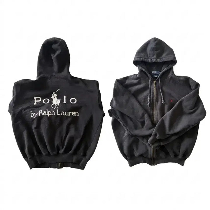 [BUNJANG] Polo Ralph Lauren Big Pony Hoodie Zip-up / (급처) 폴로 랄프로렌 빅포니 후드집업 M