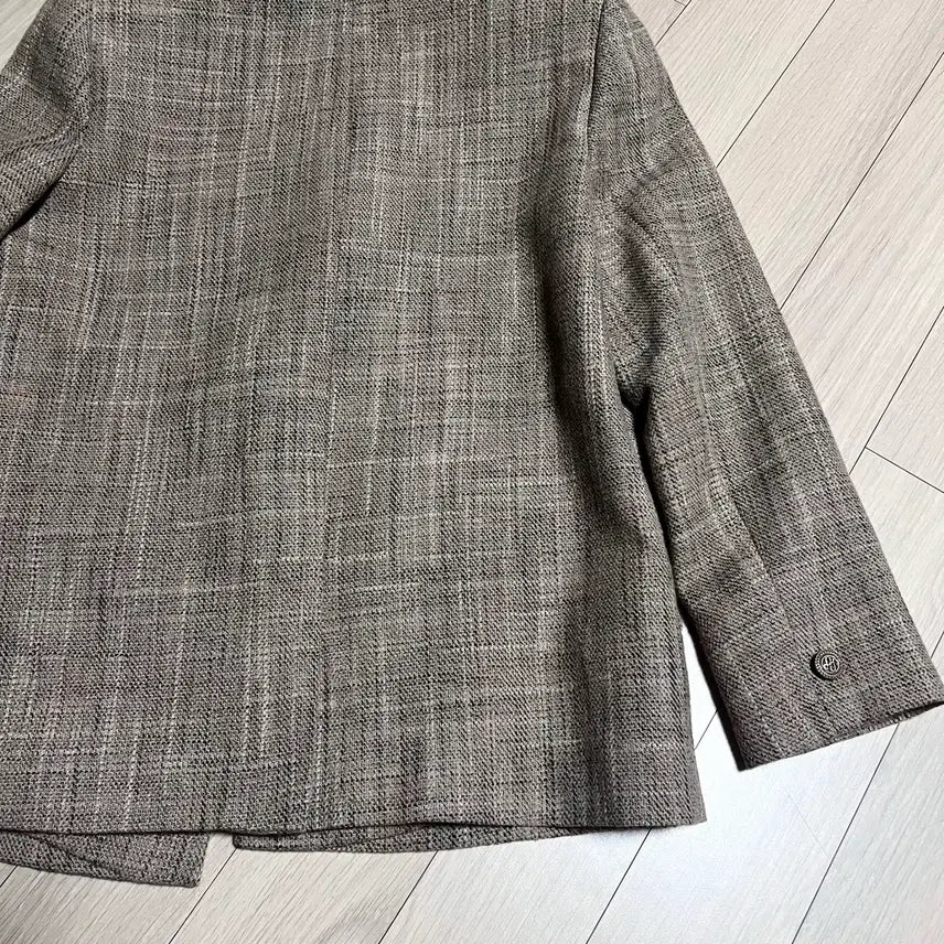 [BUNJANG] On&amp;On Wool Blend Single Jacket - Beige / 21년 온앤온 이태리소재 울 혼방 아웃포켓 싱글 자켓 베이지올드머니룩정장
