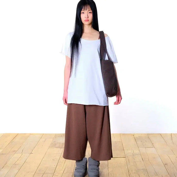 [SOLD OUT] 코이세이오 038 LOOSE OFF-SHOULDER T-SHIRT