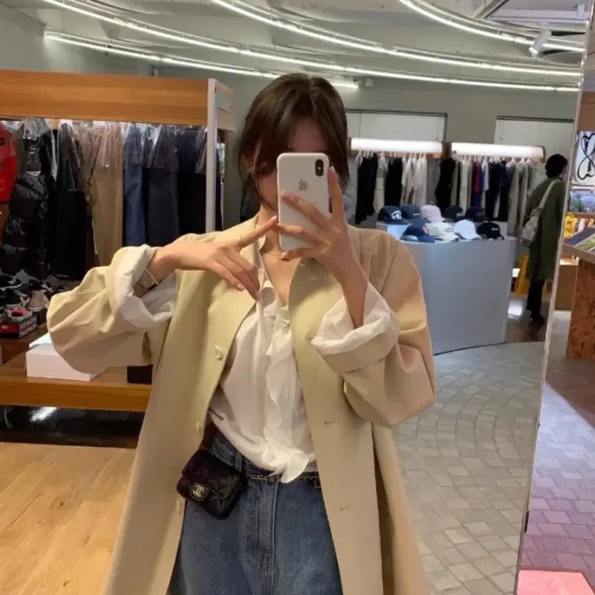 [BUNJANG] LePlain Noir Trench Coat / 르플레인 누아 트렌치코트 (택포)
